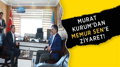 Murat Kurum’dan Memur-Sen İstanbul İl Temsilciliğine ziyaret
